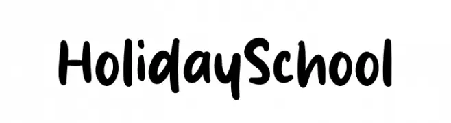 Holiday School  Fuentes Gratis Descargar