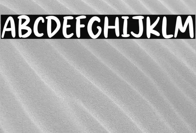 Holiday School Schriftart examples