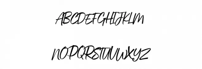 Holiday Script Fonte MAIÚSCULAS