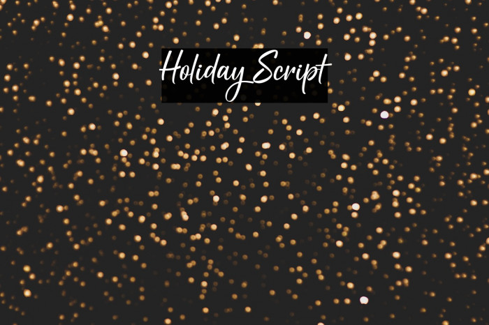 Holiday Script Example 3