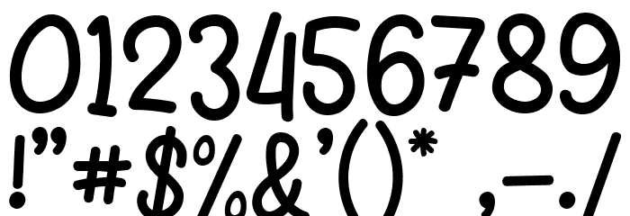 Holiday Song Regular Font OTHER CHARS