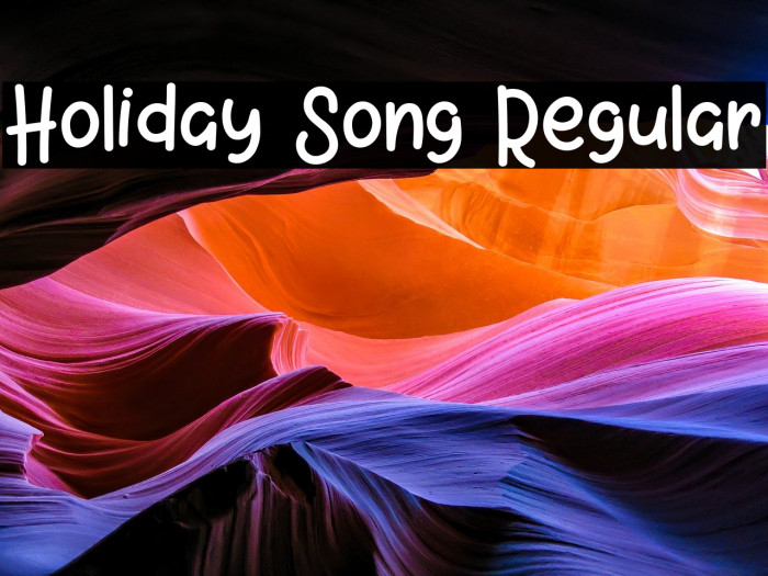 Holiday Song Regular Example 2