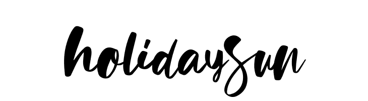 Holiday Sun  Descarca Fonturi Gratis