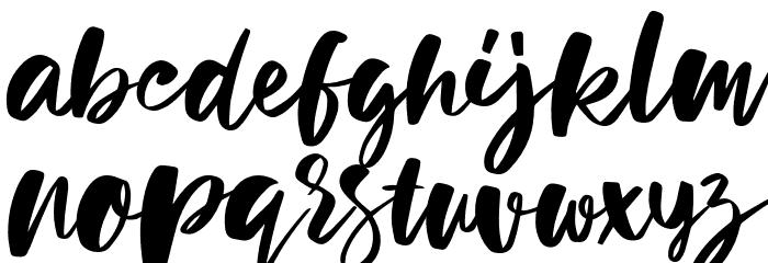 Holiday Sun Font LOWERCASE