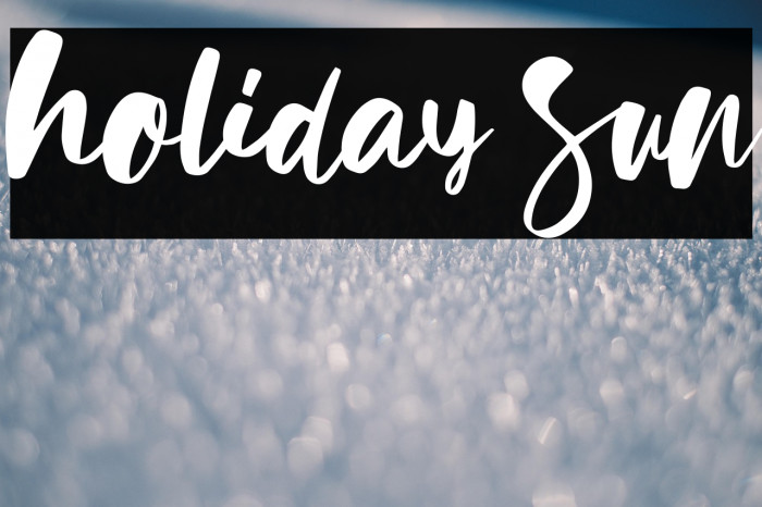 Holiday Sun Example 3