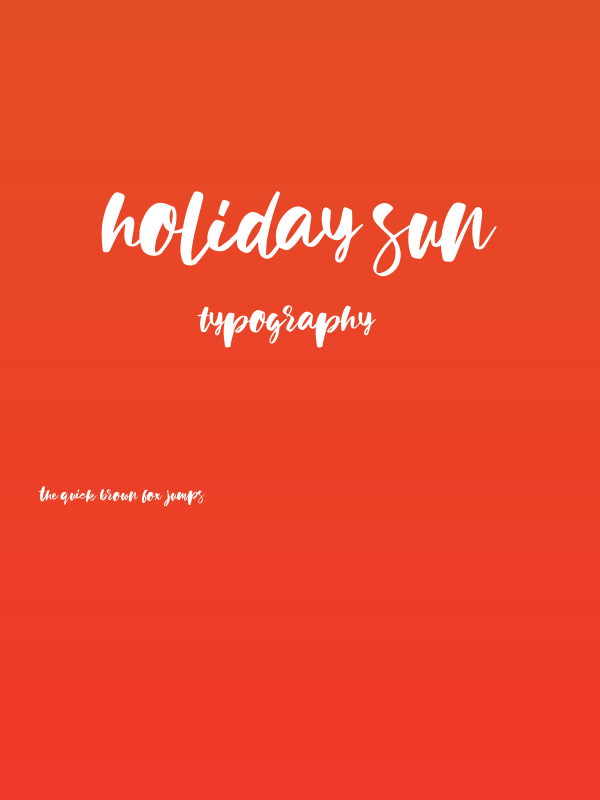 Holiday Sun Poster