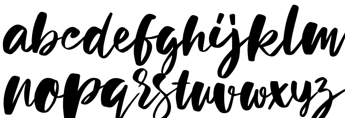 Holiday Sun Font LOWERCASE