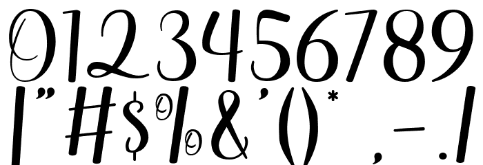 Holiday Sweet Lovely Font OTHER CHARS