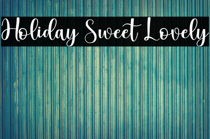 Holiday Sweet Lovely Example 1