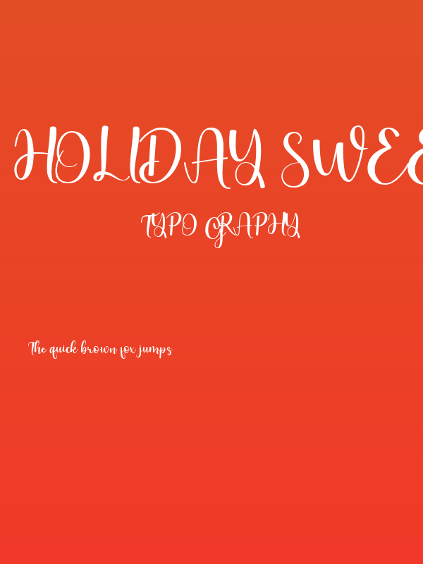 Holiday Sweet Lovely Poster