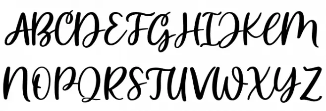 Holiday Wishes Schriftart Groß