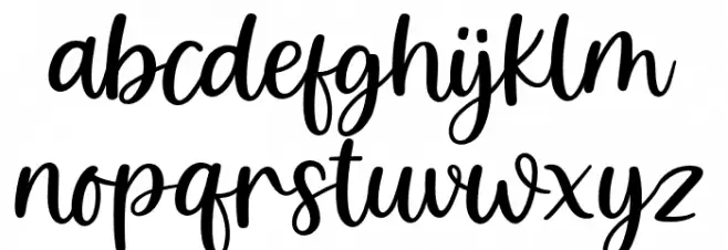 Holiday Wishes Caratteri MINUSCOLO