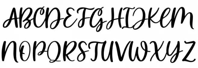 Holiday Wishes Schriftart Groß