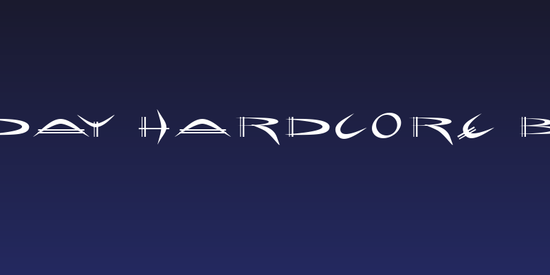 Holiday hardcore Bold Social Header