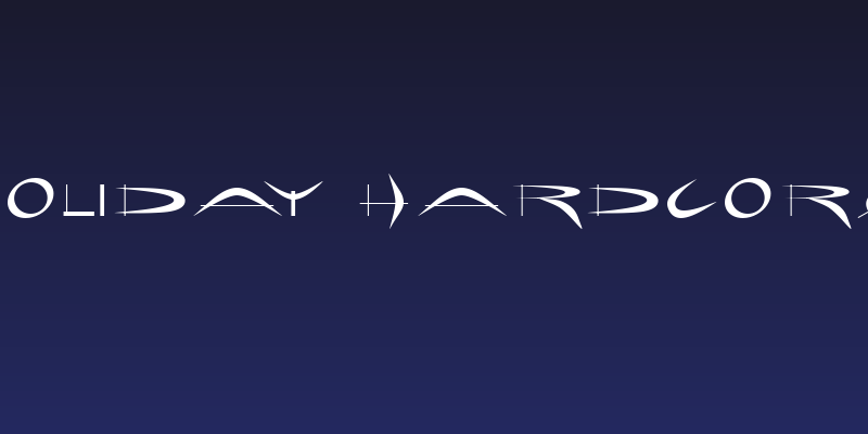 Holiday hardcore Social Header