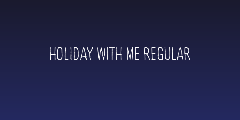 Holiday with Me Regular Social Header
