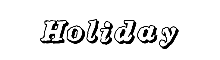 Holiday Font