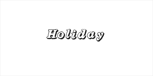 Holiday Logo