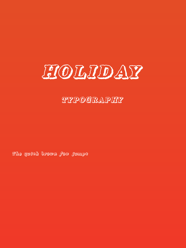Holiday Poster