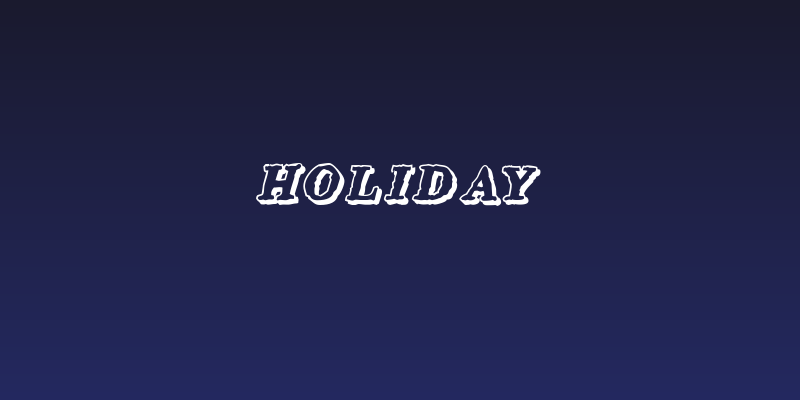 Holiday Social Header