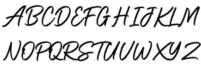 Holiday2 Regular Schriftart Groß