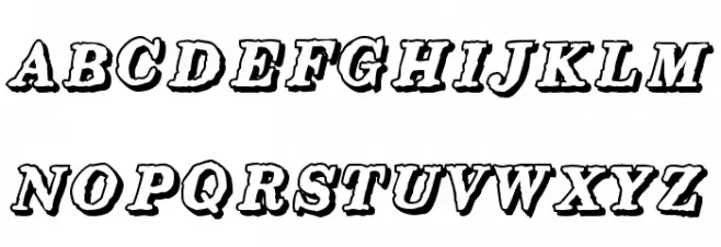 Holiday Schriftart Groß