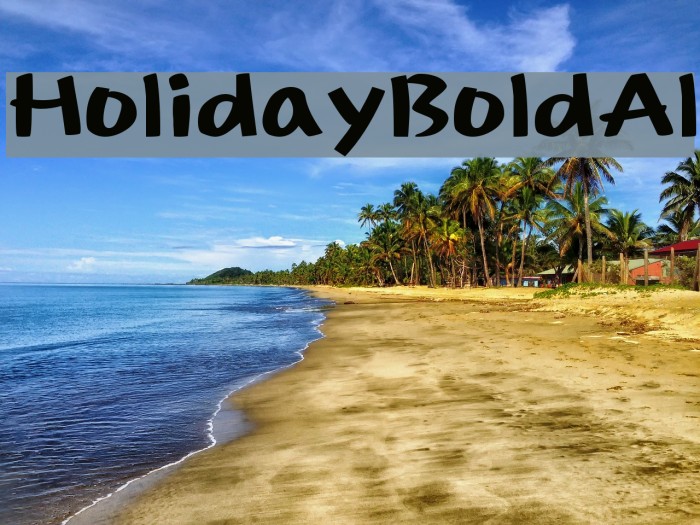 HolidayBoldAl Example 2
