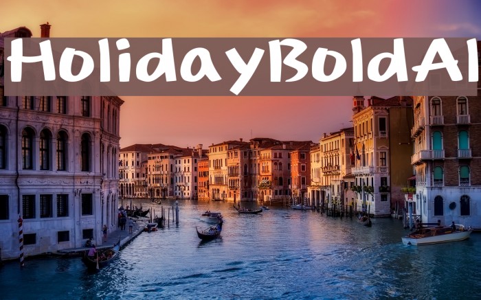 HolidayBoldAl Example 3
