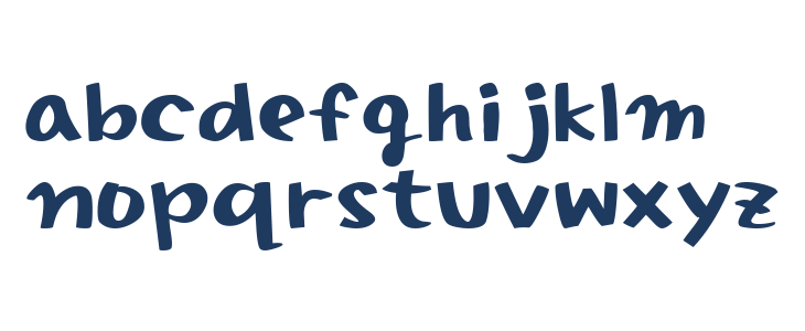 HolidayBoldAl Lowercase