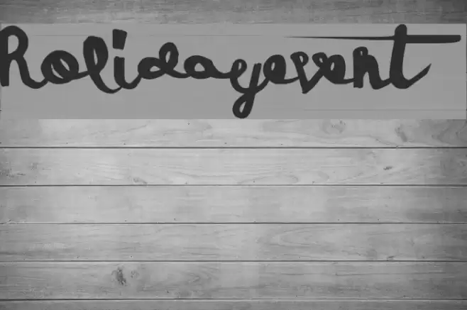 HolidayEvent Font examples