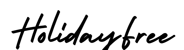 HolidayFree  font caratteri gratis