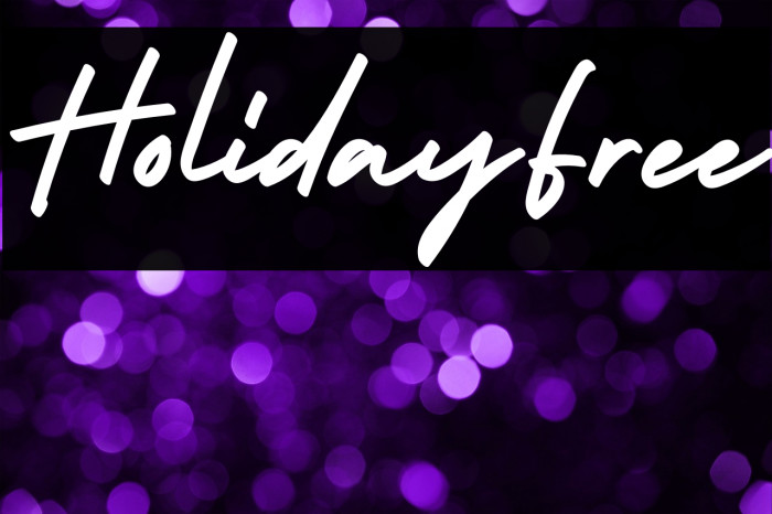 HolidayFree Example 3