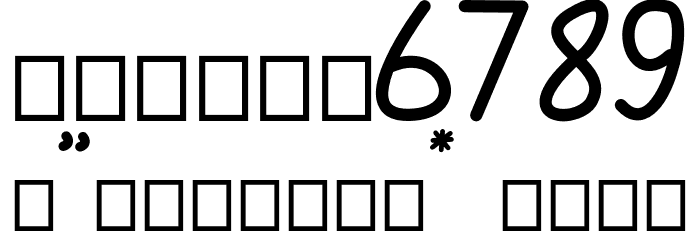 HolidayFunday Font OTHER CHARS