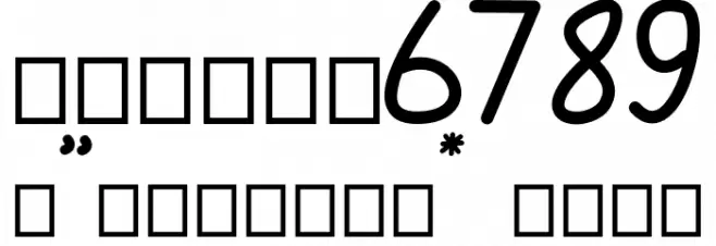 HolidayFunday Font OTHER CHARS