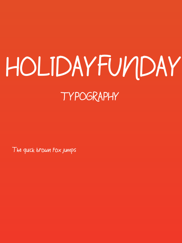 HolidayFunday Poster