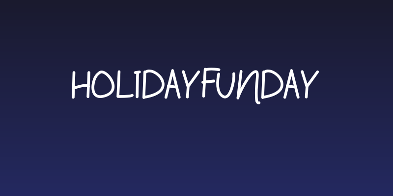 HolidayFunday Social Header