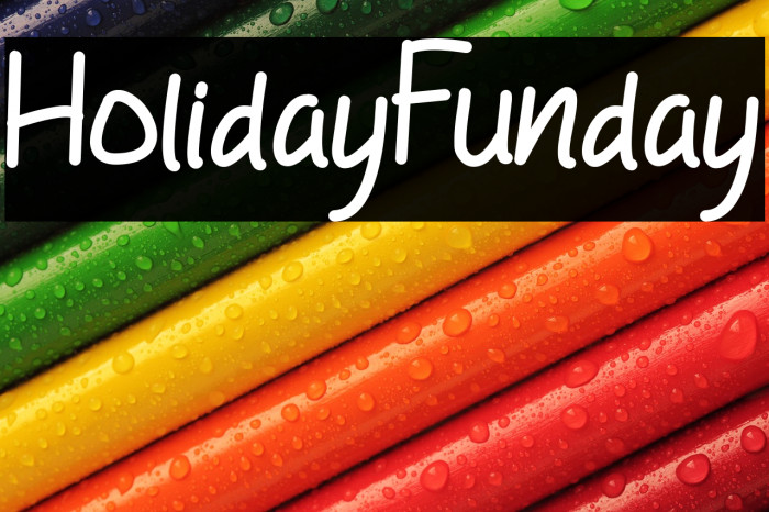 HolidayFunday Example 3