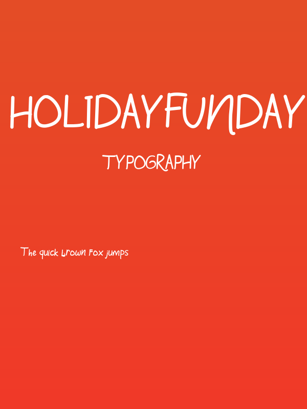 HolidayFunday Poster
