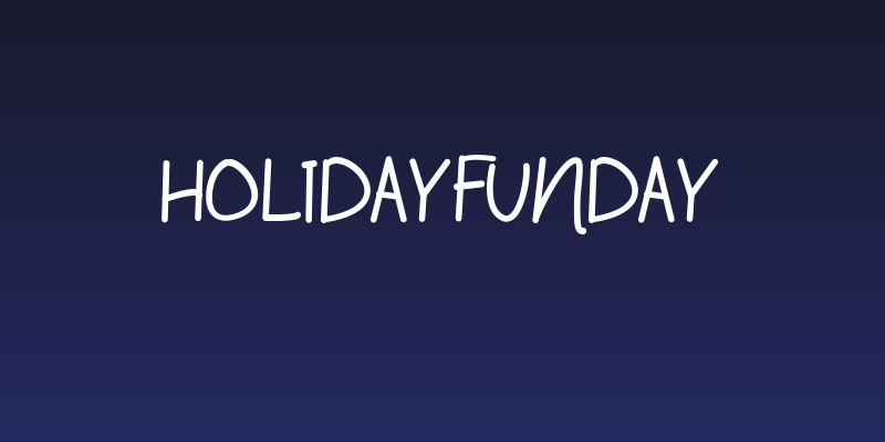 HolidayFunday Social Header
