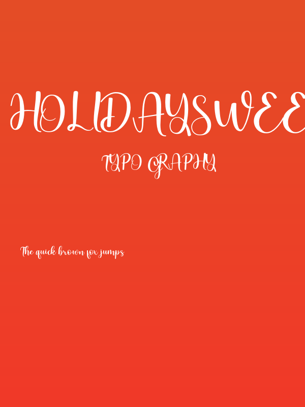 HolidaySweetLovely Poster