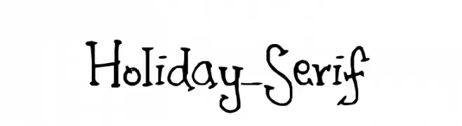 Holiday_Serif  Fuentes Gratis Descargar