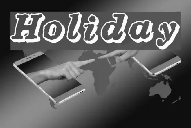 Holiday Font examples