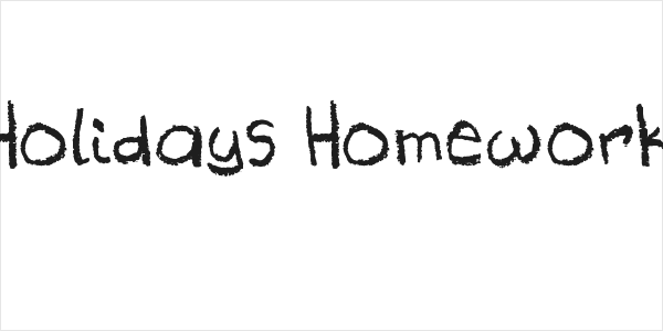 Holidays Homework Logo