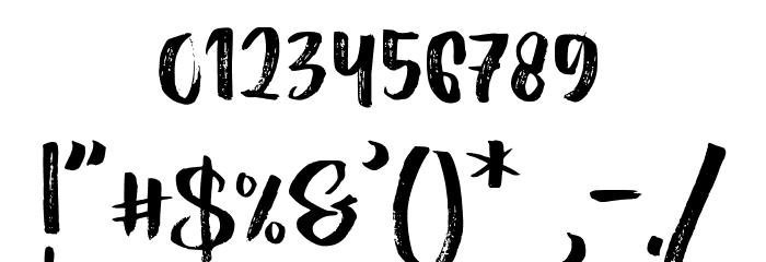 Holidays Regular Font OTHER CHARS