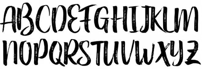 Holidays Regular Font Litere mari