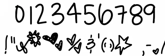 HolidaysAreComing Font OTHER CHARS