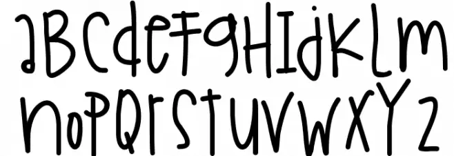 HolidaysAreComing Schriftart Groß