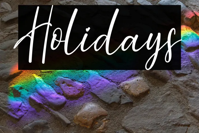 Holidays Example 1