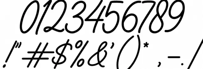 Holidream Font OTHER CHARS