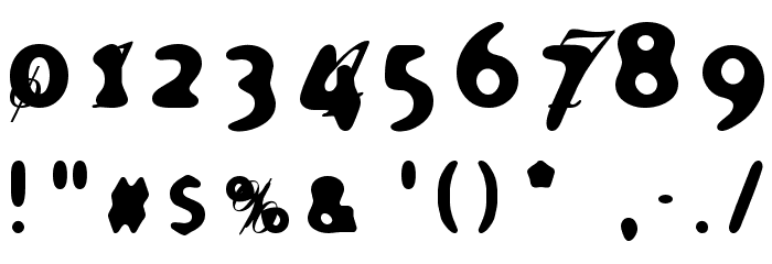 Holier Font OTHER CHARS